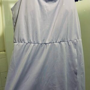 Stylish Purple Wrap Dress Size L